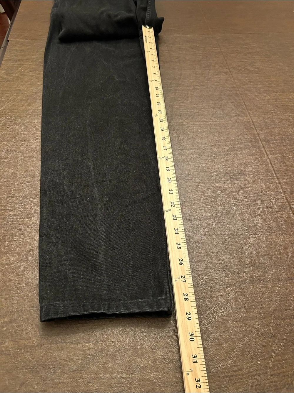 ORANGE tag Levi's  550 Black Relaxed Men's Jeans